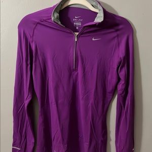 Nike womens dry fit 1/2 zip